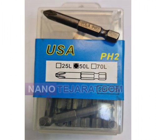 نوک پیچ گوشتی 5 سانتی PH2 برند USA